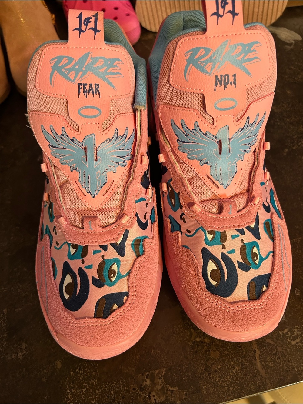 PUMA LaMelo Ball MB.03 KidSuper Pink Lilac Basketball Shoes Men’s 9